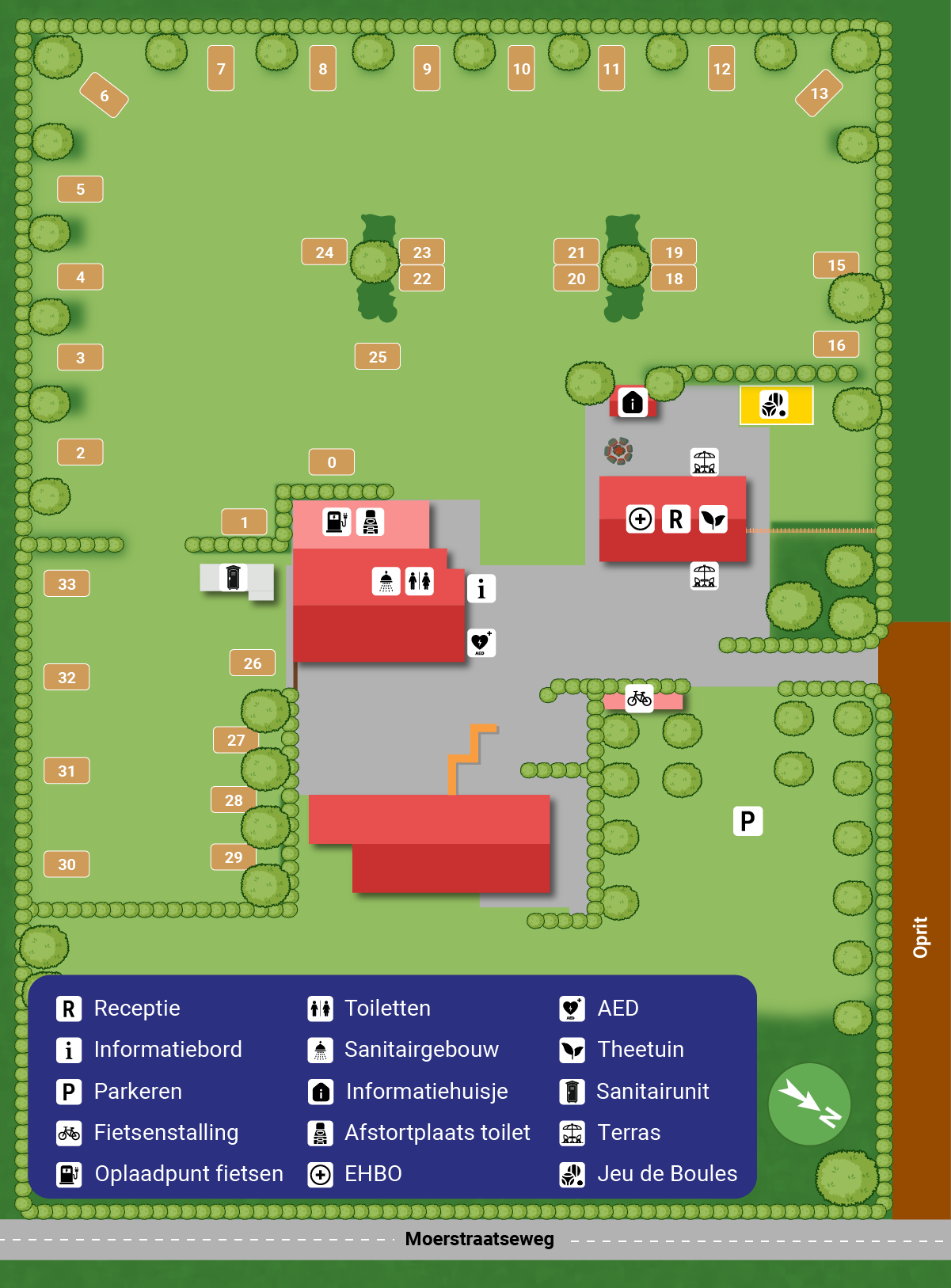 Plattegrond Camping Oudlandse Hoeve Plattegrond Camping Oudlandse Hoeve
